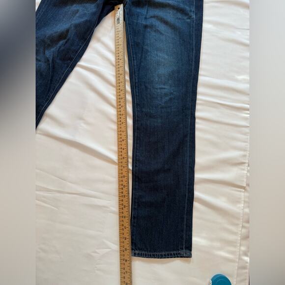 PAIGE Jimmy Jimmy Skinny Jeans Womens 28 Dark Wash ELIA Made in USA Denim - Picture 8 of 10